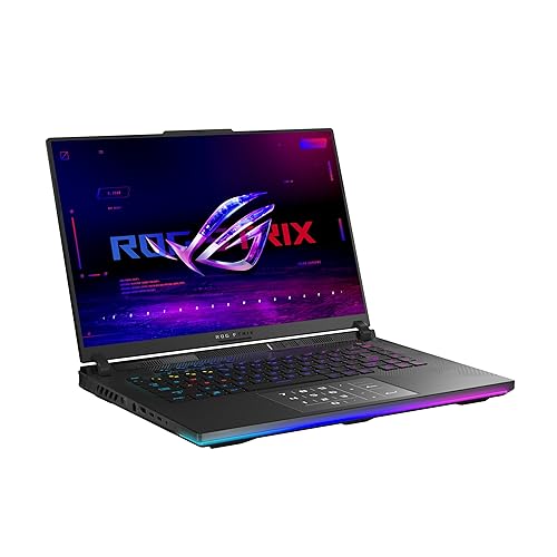 ASUS ROG Strix Scar 16 (2024) Gaming Laptop, 16” Nebula HDR 16:10 WQXGA 240Hz/3ms, 1100 nits, GeForce RTX 4090, Core i9-14900HX, 32GB DDR5, 2TB PCIe SSD, Wi-Fi 6E, Win 11 Pro, G634JYR-XS97