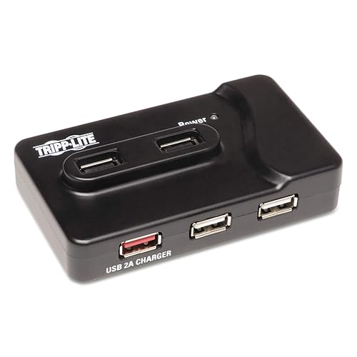 Tripp Lite Eaton Series 6-Port USB Charging Hub - USB 3.x (5Gbps) and USB 2.0, Dedicated Charging Port - 2x USB 3.0, 4x USB 2.0, 1 charging port"