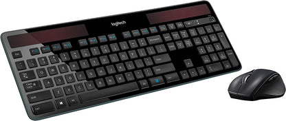 Logitech MK750 Wireless Solar Keyboard and Wireless Marathon Mouse Combo for PC