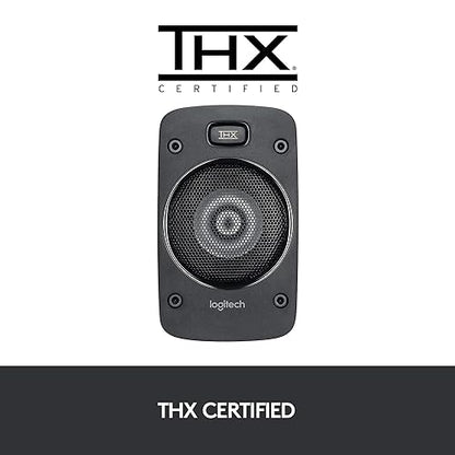 Logitech Z906 5.1 Surround Sound Speaker System - THX, Dolby Digital and DTS Digital Certified - Black 5.1 Surround Speaker System Z906 Speaker