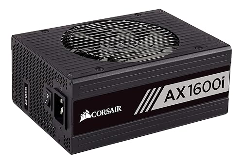 Corsair AXi Series, AX1600i, 1600 Watt, 80+ Titanium Certified, Fully Modular - Digital Power Supply 1600 Watts
