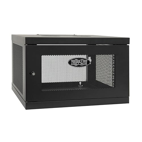 Tripp Lite SRW6UKD 6U Wall Mount Rack Enclosure Server Cabinet, Knock Down, 16.5 Deep, Switch Depth