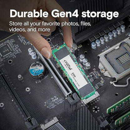 Crucial E100 480GB PCIe 4.0 Gen4 2280 NVMe M.2 SSD - CT480E100SSD8