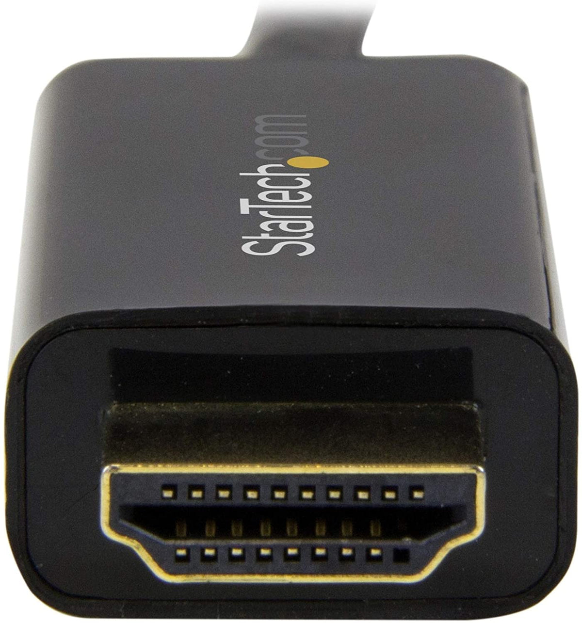 StarTech.com 16ft (5m) DisplayPort to HDMI Cable - 4K 30Hz - DisplayPort to HDMI Adapter Cable - DP 1.2 to HDMI Monitor Cable Converter - Latching DP Connector - Passive DP to HDMI Cord (DP2HDMM5MB) 16 feet Single