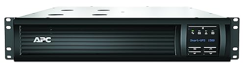 APC 1000VA Smart-UPS with SmartConnect Remote Monitoring App, UPS Sine Wave Battery Backup & Surge Protection, with Extended Range AVR & Smart-slot, Rack Mount (SMT1000RM2UC) 1000VA Rack Mount