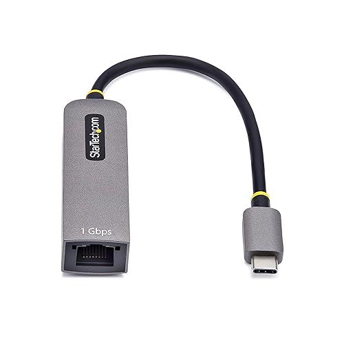 StarTech.com USB-C to Ethernet Adapter, 100W PD Pass-Through, NIC, USB 3.0 Type-C 1Gbps Multi Speed Network, Windows & Mac