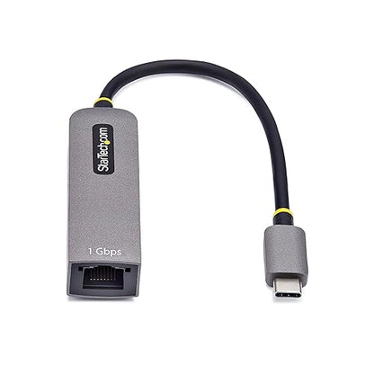 StarTech.com USB-C to Ethernet Adapter, 100W PD Pass-Through, NIC, USB 3.0 Type-C 1Gbps Multi Speed Network, Windows & Mac