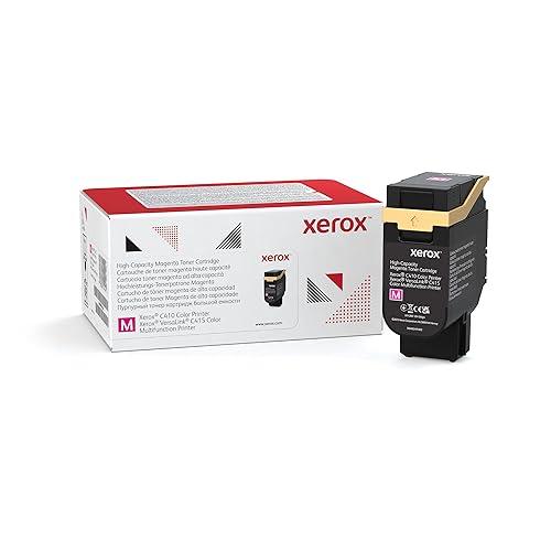 Xerox Genuine C410 Magenta HIGH Capacity Toner Cartridge (7000 Pages) -006R04687 (USE & Return)