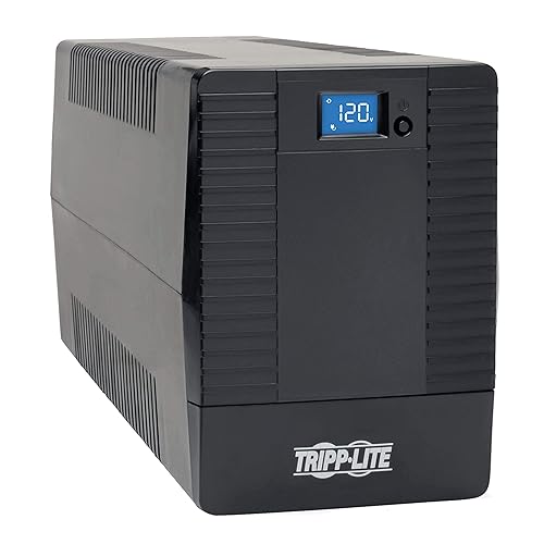 TRIPP LITE UPS 1200VA 600W Line-Interactive UPS with 8 Outlets - Tower, (OMNIVS1200LCD) Pure Sine Wave 1200VA