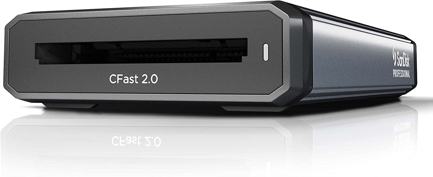 SanDisk Professional PRO-READER CFast - High-Performance Card Reader, USB-C 3.2 Gen 2 - SDPR2E8-0000-GBAND