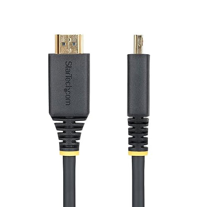 StarTech.com 3ft (0.9m) High Speed HDMI Cable with Gripping Connectors, 4K 60Hz/1440p 144Hz, 18Gbps, UHD HDMI 2.0 Cord, TPE Jacket
