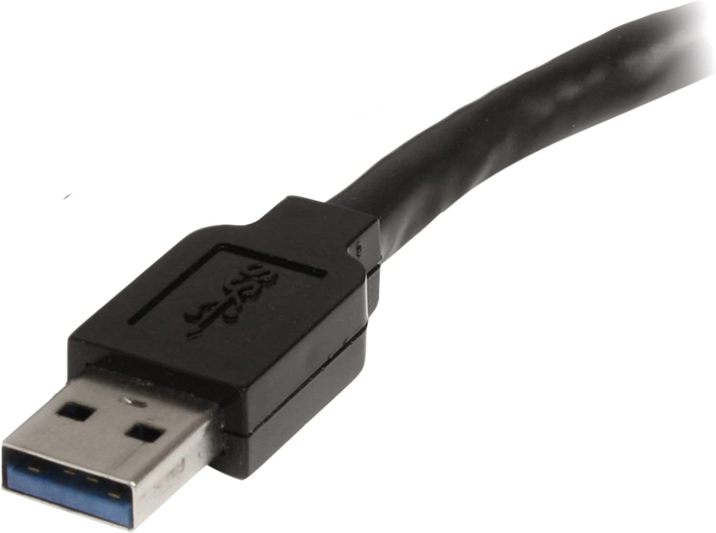 StarTech.com 32.8 ft Active USB 3.0 Extension Cable with AC Power Adapter - Shielded - Male to Female USB USB 3.1 Gen 1 Type A (5Gbps) Extender (USB3AAEXT10M) 32.8 ft USB 3.0 Cable