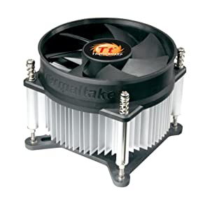 Thermaltake 7-bladed 92mm 4-Pins PWM Aluminum Extrusion CPU Cooling Fan for Intel Core i7/i5/i3 (Intel LGA 1200/1156/1155/1150/1151)CLP0556-B 95W Intel