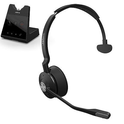 Jabra Engage 65 Wireless Headset, Mono – Telephone Headset with Industry-Leading Wireless Performance, Advanced Noise-Cancelling Microphone, Call Center Headset with All Day Battery Life Engage 65 Mono