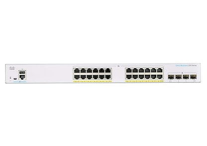 Cisco Business CBS350-24FP-4G Managed Switch | 24 Port GE | Full PoE | 4x1G SFP | Limited Lifetime Protection (CBS350-24FP-4G) 24-port GE / PoE+ / 370W / 4 x GE uplinks
