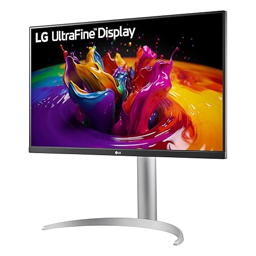 LG Ultrafine 27UP850K, 27 inch UHD 4K (3840x2160) Monitor, IPS Display, USB-C, Tilt/Height/Pivot Adjustment, VESA Display HDR 400, White 27" External Speakers USB Type-C DisplayHDR™ 400