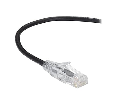 Black Box Slim-Net Cat.6 UTP Patch Network Cable - 20 ft Category 6 Network Cable for Patch Panel, Wallplate, Network Device - First End: 1 x RJ-45 Network - Male - Second End: 1 x RJ-45 Network - Male