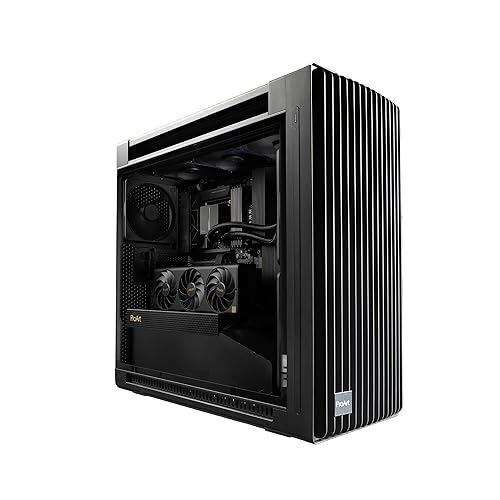 ProArt PA602 E-ATX Computer Case 420mm Radiator Support, Dual 200mm Built-in Fans, Front Panel IR dust Indicator, Power Lock Latch, Tool-Less PCIe mounting & GPU Holder, 20Gbps USB-C Front I/O