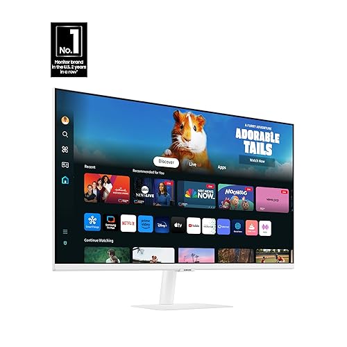 Samsung S32DM501EN 32" Class Full HD Smart LCD Monitor - 16:9 - White - 32" Viewable - 1920 x 1080 - 1 Billion Colors - 250 Nit - Speakers - HDMI - USB Hub