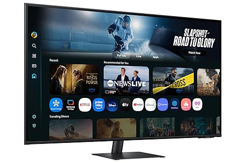 SAMSUNG M7 Series 43-Inch 4K UHD (3840x2160) Smart Monitor with Smart TV Apps, AI Picture Optimizer, Samsung Knox Security & Copilot (LS43FM702UNXZA) - [Canada Version](2025) 2025 43 Inch