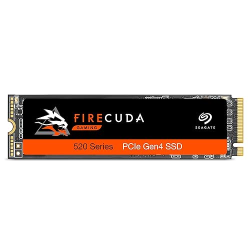 Seagate FireCuda 520 NVMe 1TB Internal PCIe Gen4 X4 Solid State Drive For Laptops & Desktops