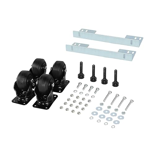 CyberPower CRA60003 (4) 3" Caster Kit Cases, Black