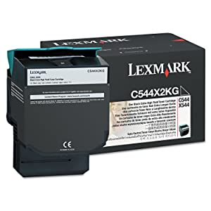 Lexmark C544X2KG C544X2KG Extra High-Yield Toner, 6,000 Page Yield, Black