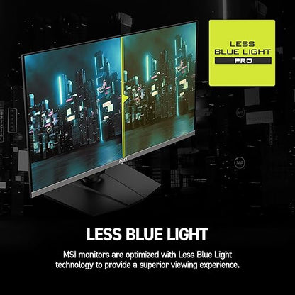 MSI MAG 272QP QD-OLED X50 27-inch 2560 x 1440 (QHD) Gaming Monitor, 500Hz, Adaptive-Synch, HDR Ready, HDMI, VGA Port,VESA Mountable, Tilt, 4-Side Slim Bezel, 0.03ms, White