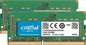 Crucial RAM 32GB Kit (2x16GB) DDR4 3200MHz CL22 (or 2933MHz or 2666MHz) Laptop Memory CT2K16G4SFRA32A 32GB Kit (16GBx2) 3200MHz