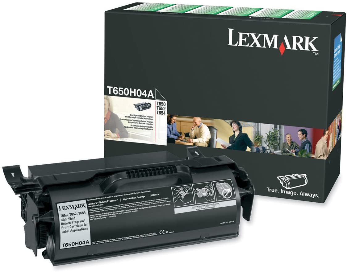 Lexmark T650H04A High Yield Return Program Black Toner Cartridge