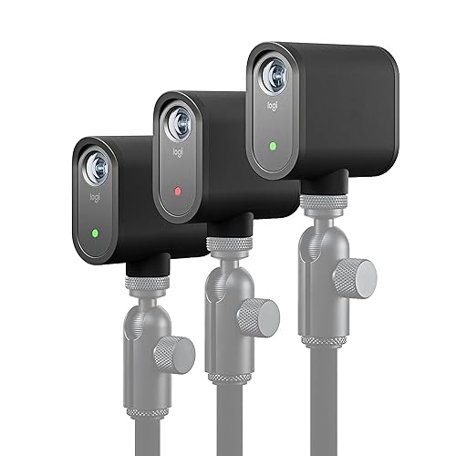 Logitech Mevo Start 3-Pack Wireless Live Streaming Cameras, for Multi-Camera HD Video,App Control and Stream via Smartphone or Wi-Fi 3 pack Wireless Camera