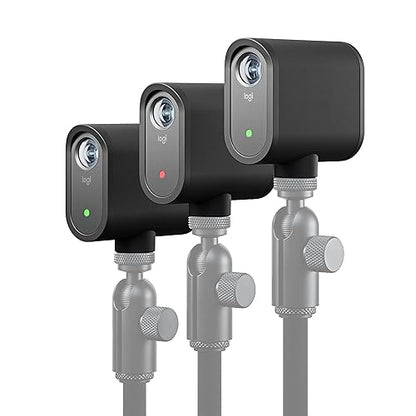 Logitech Mevo Start 3-Pack Wireless Live Streaming Cameras, for Multi-Camera HD Video,App Control and Stream via Smartphone or Wi-Fi 3 pack Wireless Camera
