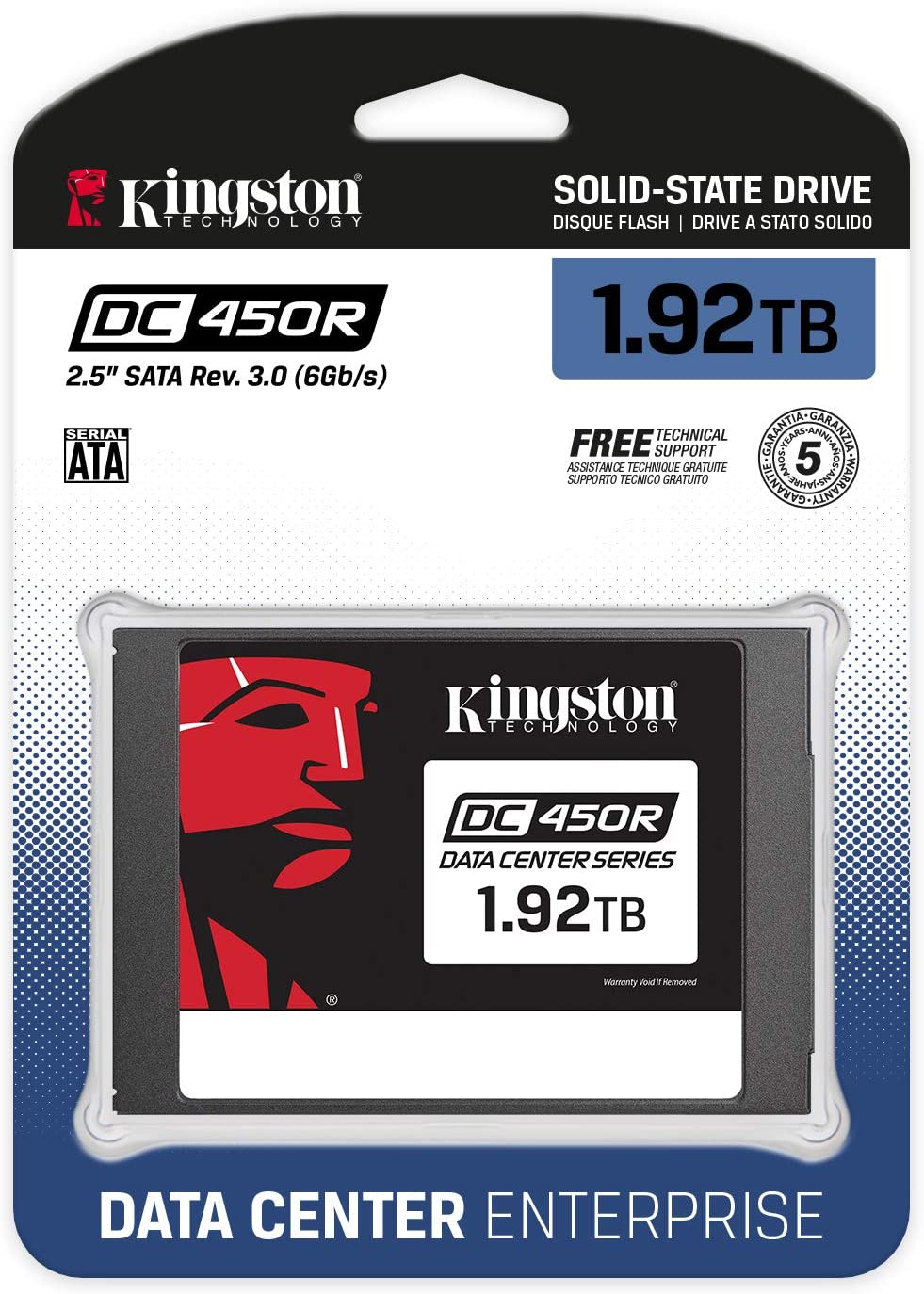 Kingston Digital 1920GB DC450R Entry LVL ENT/SVR 2.5IN 1.92TB