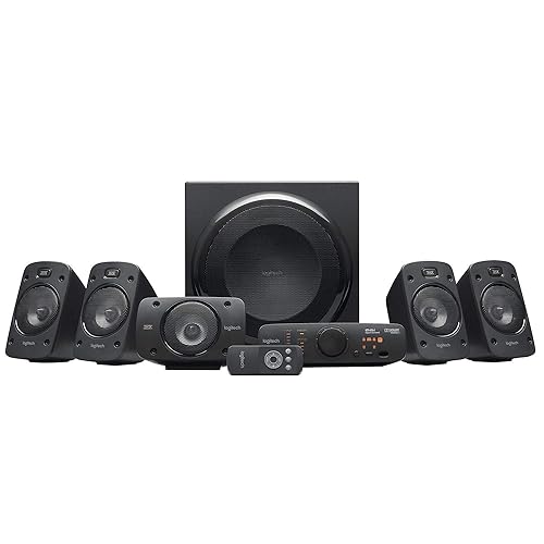 Logitech Z906 5.1 Surround Sound Speaker System - THX, Dolby Digital and DTS Digital Certified - Black 5.1 Surround Speaker System Z906 Speaker