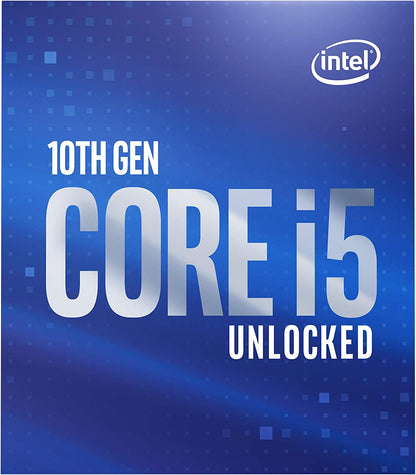 Intel Core i5-10600K Desktop Processor 6 Cores up to 4.8 GHz Unlocked  LGA1200 (Intel 400 Series Chipset) 125W Regular Version