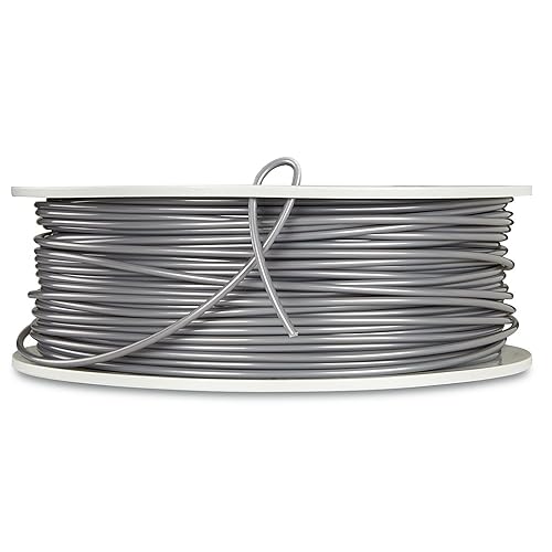 Verbatim 3D Printer Filament - PLA High-Grade 3mm 1kg Reel - Widely Compatible with 3D Printers - Silver Silver 3mm