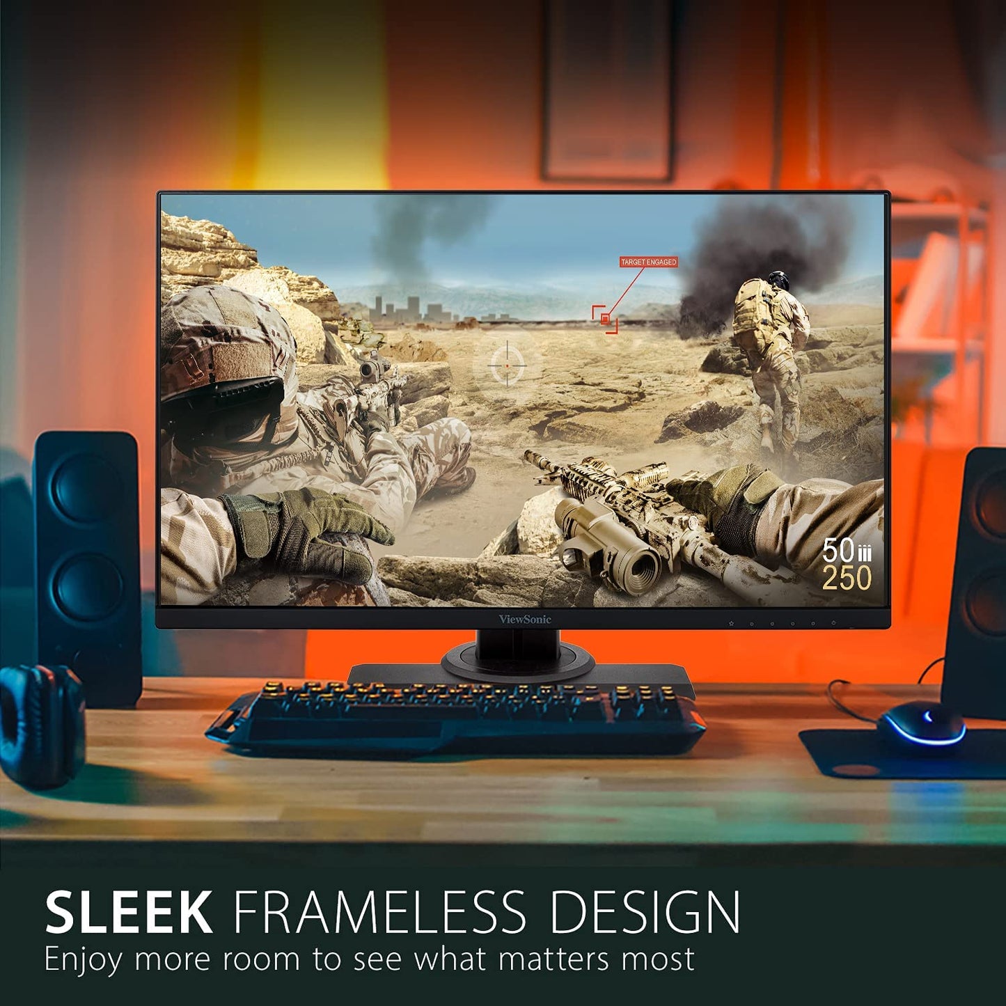 ViewSonic OMNI XG2431 24 Inch 1080p 1ms 240Hz Gaming Monitor with AMD FreeSync Premium, Advanced Ergonomics, Eye Care, HDMI and DisplayPort for Esports 24-Inch 1080p 240Hz