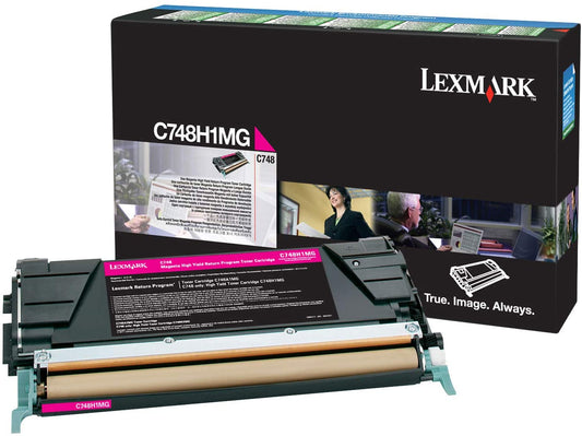 Lexmark C748H1MG Magenta High Yield Return Program Cartridge Toner