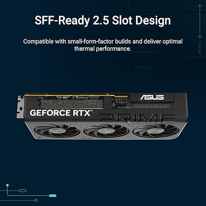 The SFF-Ready ASUS Prime GeForce RTX™ 5050 8GB GDDR6 OC Edition Graphics Card (PCIe® 5.0, 8GB GDDR6, HDMI®/DP 2.1, 2.5-Slot, Axial-tech Fans, Dual BIOS)