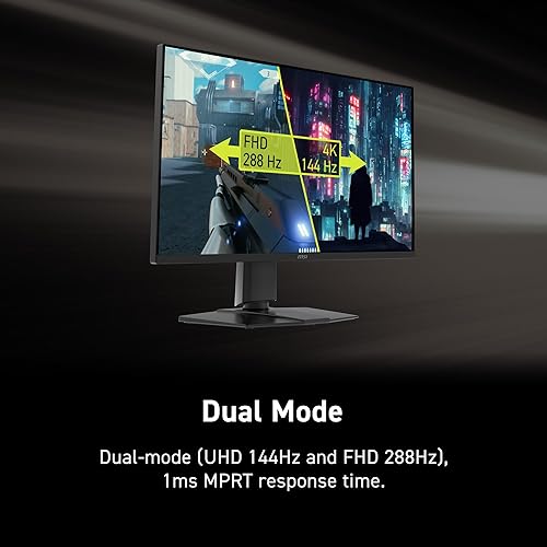 MSI MAG 275UPD E14 27-inch 3840 x 2160 (UHD) Gaming Monitor, 288Hz, Adaptive-Synch, HDMI, DisplayPort, VESA Mountable, Tilt, Height Adjustable, Speaker, 1ms, Black