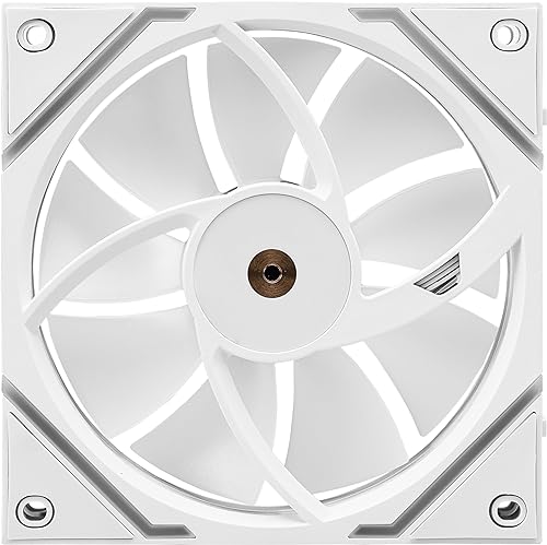 MSI MPG EZ120 ARGB WHITE-1W Fan - 120mm ARGB Fan, Fluid Dynamic Bearing with Extra nut Fixing, Mystic Light & Cooling Wizard Support with MSI motherboards, 1900RPM, 2 Years Warranty