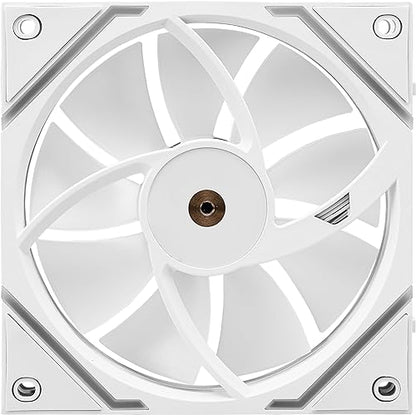 MSI MPG EZ120 ARGB WHITE-1W Fan - 120mm ARGB Fan, Fluid Dynamic Bearing with Extra nut Fixing, Mystic Light & Cooling Wizard Support with MSI motherboards, 1900RPM, 2 Years Warranty