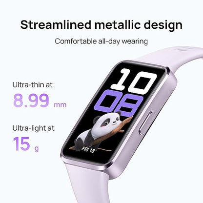 HUAWEI Band 10 Smartwatch with AI-Powered Fitness Monitoring, Pro-Level Sleep Analysis, Emotional Wellbeing Assistant, Streamlined Metallic Design, Fast Charging, Compatible with iOS Android, Blue