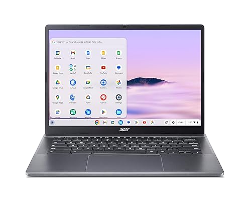 Acer Chromebook Plus Laptop with Google AI | 14" WUXGA 1920 x 1200 IPS Touch Display | AMD Ryzen 3 7320C | 8GB LPDDR5X | 128GB eMMC | Wi-Fi 6E | Chrome OS | CB514-3HT-R8RB