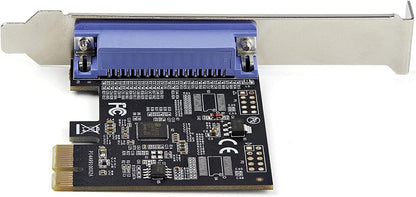 StarTech.com 1-Port Parallel PCIe Card - PCI Express to Parallel DB25 Adapter Card - Desktop Expansion LPT Controller for Printers, Scanners &amp; Plotters - SPP/ECP - Standard/Low Profile (PEX1P2) 1 Port