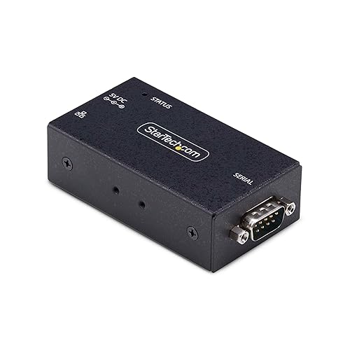 StarTech.com 1-Port Serial to Ethernet Adapter, IP Serial Device Serve ...