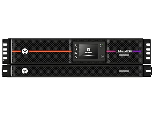 Vertiv Liebert GXT5 Lithium-Ion Online UPS 6kVA/6kW 120V/208V Rack/Tower with Hardwired Input and Hardwired Output, Intellislot with RDU101, and Extended Runtime Capability (GXT5LI-6000MVRT3UXLN)