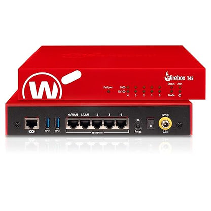 WatchGuard Firebox T45-PoE with 3-yr Basic Security Suite (US) (WGT47033-US) 3 Year Basic Security Suite