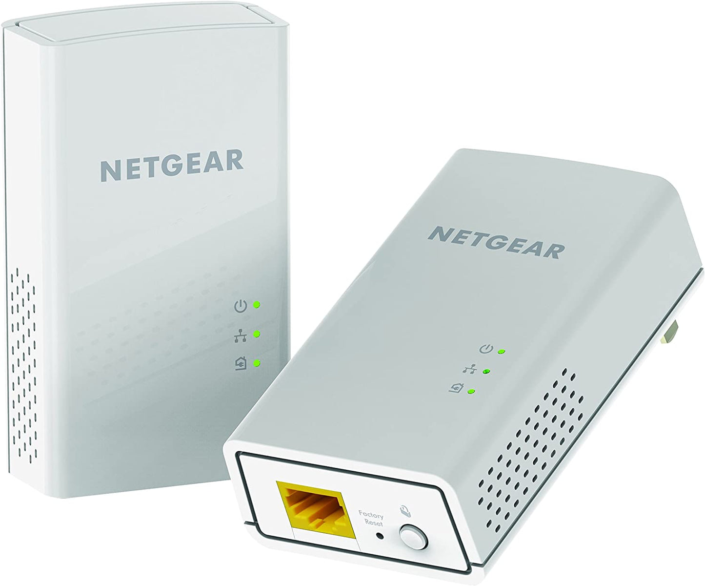 NETGEAR Powerline adapter Kit, 1200 Mbps Wall-plug, 1.2 Gigabit Ethernet Ports (PL1200-100PAS) 1.2 Gbps Kit
