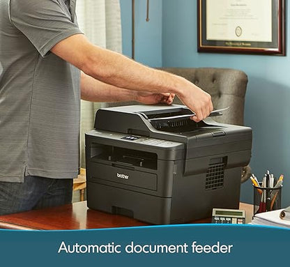 Brother MFCL2750DW Monochrome All-in-One Wireless Laser Printer, Duplex Copy & Scan, Amazon Dash Replenishment Ready, Black Printer Monochrome Laser Printer All-in-One